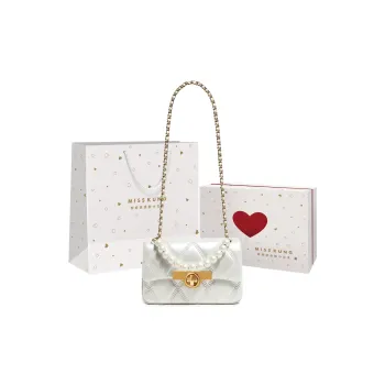 Miss Kung Sheepskin One Shoulder Handbags Regular Women's White