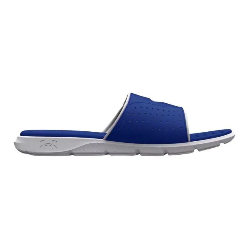 Under Armour Rubber Sole Slide Slippers Men's Blue-1