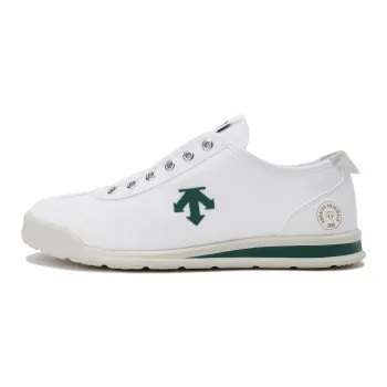 DESCENTE Crontempo Abrasion Resistant Breathable Low Top Casual Shoes Unisex White Green
