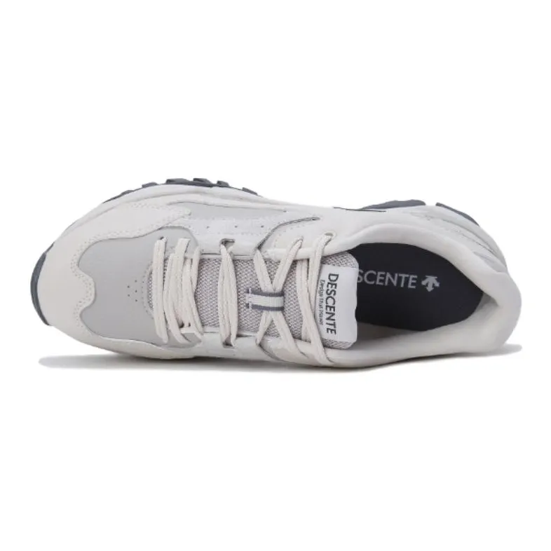 DESCENTE Plozen Low Top Training Running Shoes Unisex White Blue-3