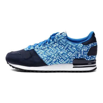 Adidas Originals ZX 700 Anti Slip Wear Resistant Low Top Casual Shoes Unisex Blue White