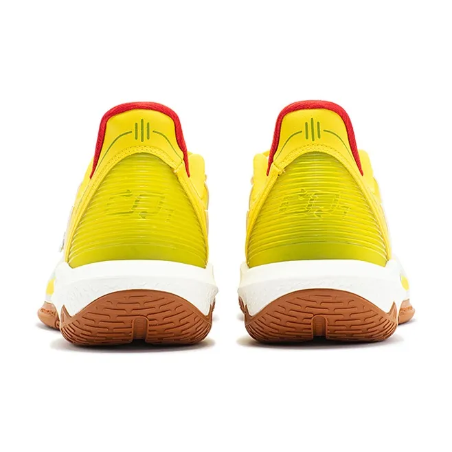 361° BIG3 4.0 Quick Pro Basketball Shoes Men Low Top Acid Yellow/Warm Brown-3
