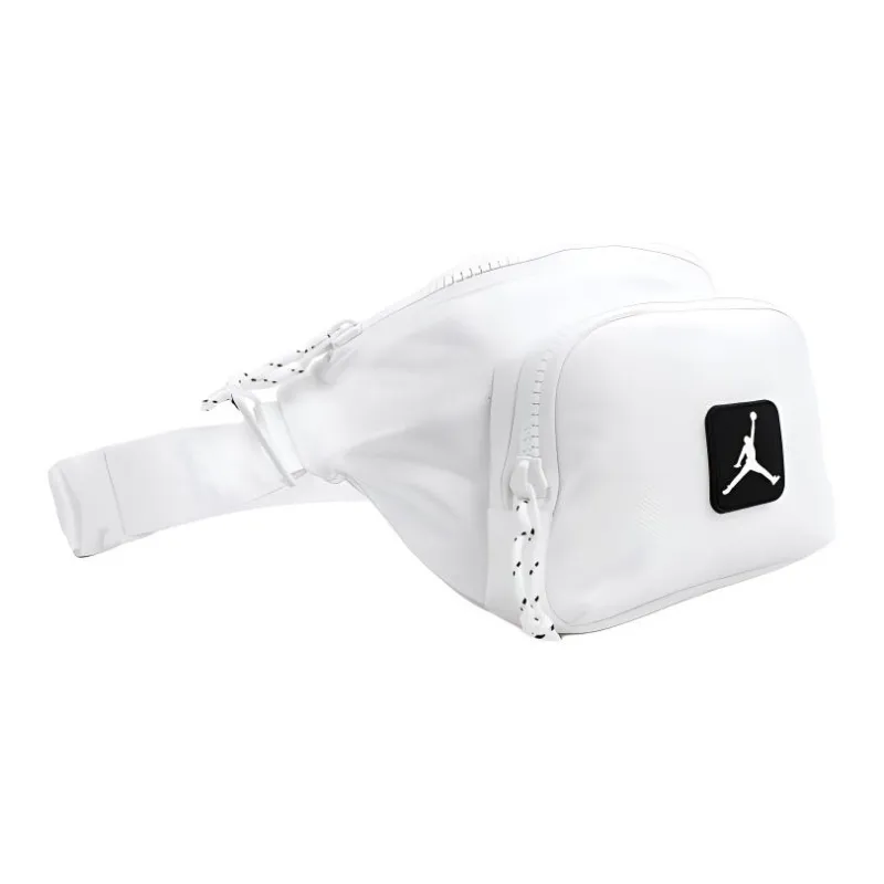 Jordan Polyester Crossbody Bag, Sling Bag, Fanny Pack Regular Unisex Pure White-2