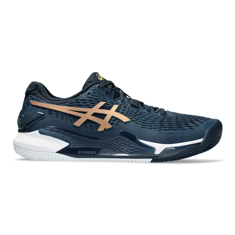 Asics Gel Resolution 9 Clay French Blue Pure Gold-1