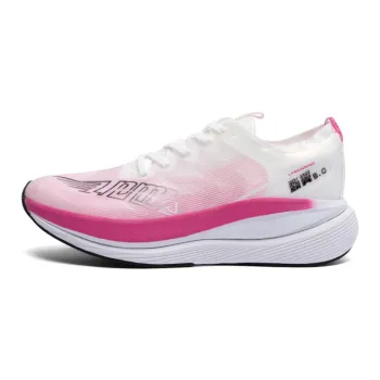 LPMX Running Shoes Men Low Top White Rose Red