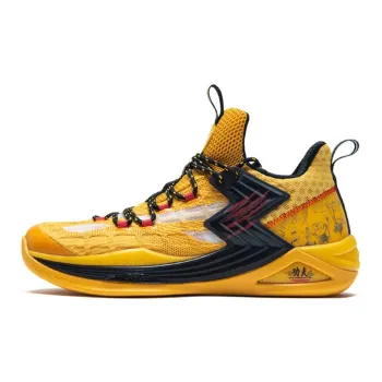 MINIONS x 361° Abrasion Resistant Breathable Low Top Basketball Shoes Men's Yellow