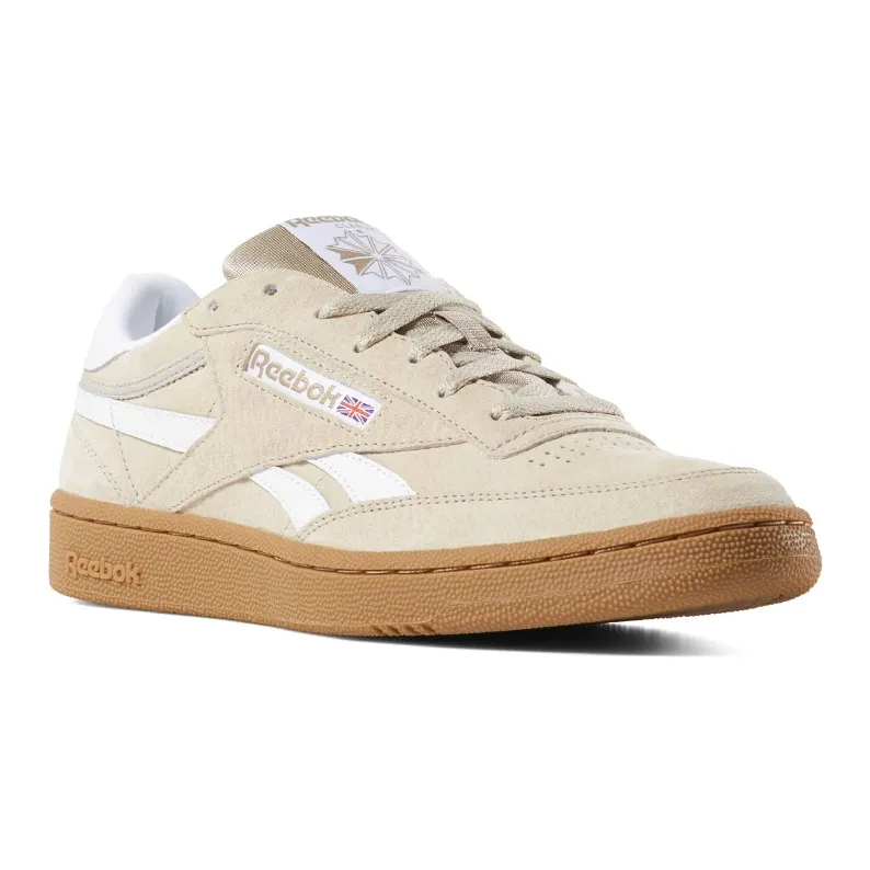 Reebok Revenge Skateboard Shoes Men Low Top Light Brown-2