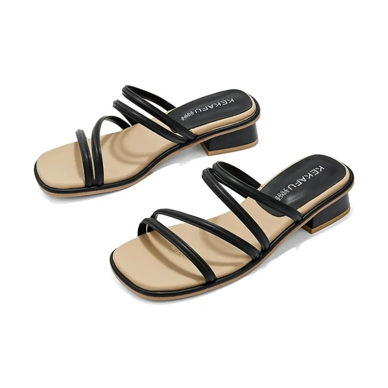 KEKAFU Slide Slippers 3cm Women's-7