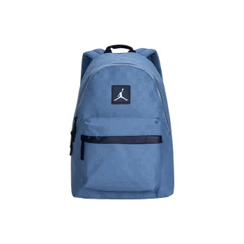 Jordan Polyester Backpack Large Size Unisex Blue