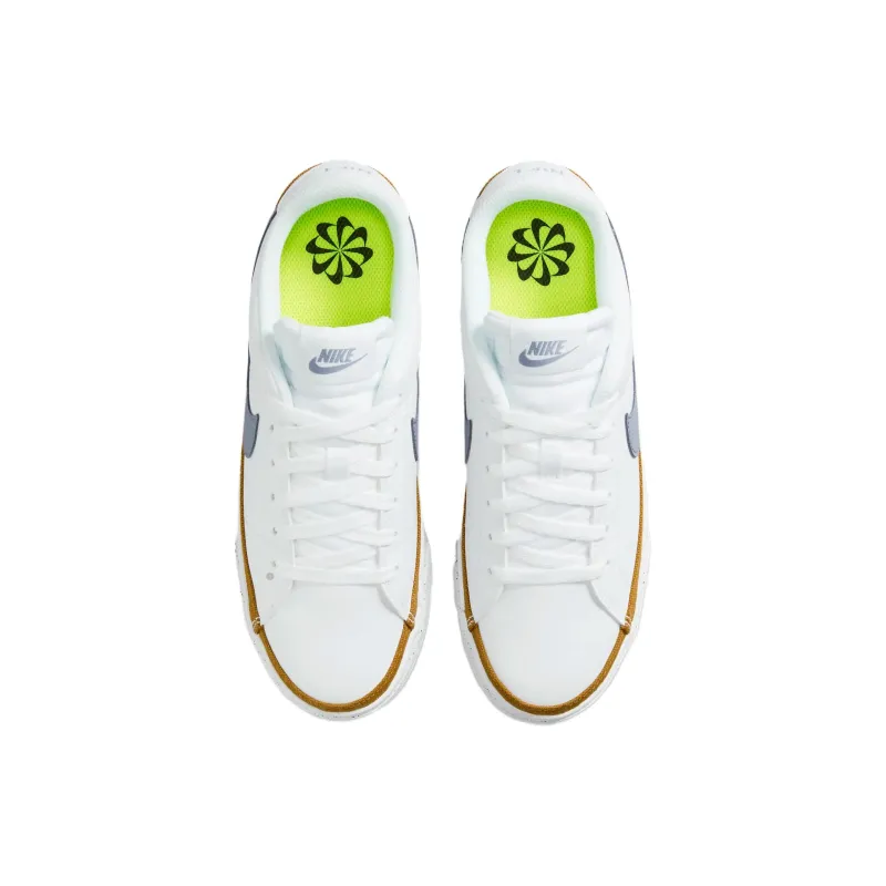 Nike Court Legacy Next Nature 'White Blue Browm' Women's-2