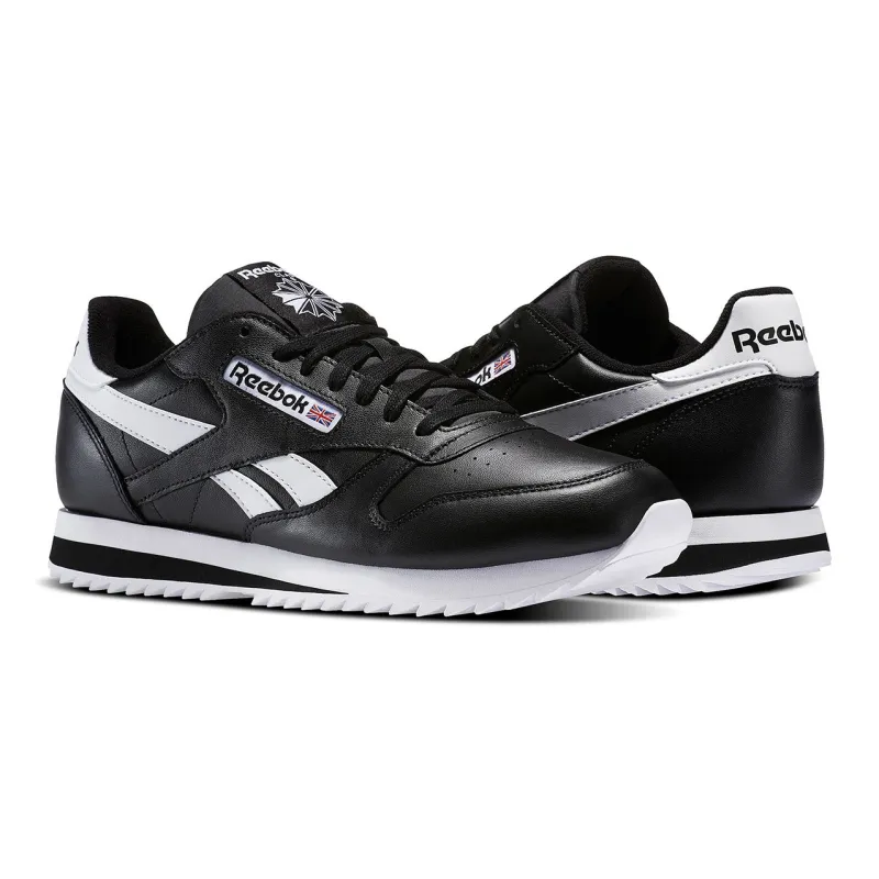 Reebok Classic Leather Ripple Low Bp Running Shoes Black-2
