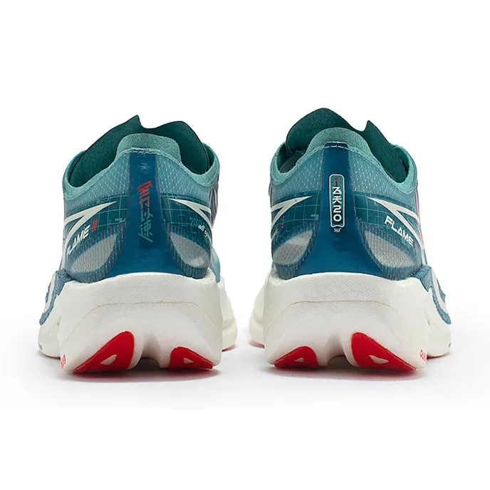 361° Feiran 2 Flying Cushioning Anti-Slip And Wear-Resistant Support Low-Top Running Shoes Unisex Green Blue-3
