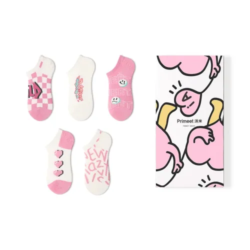Primeet No Show Socks Women's Gift Box Set 5 Pack