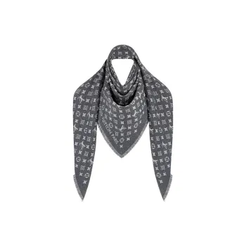 LOUIS VUITTON Monogram Jacquard Denim Shawl