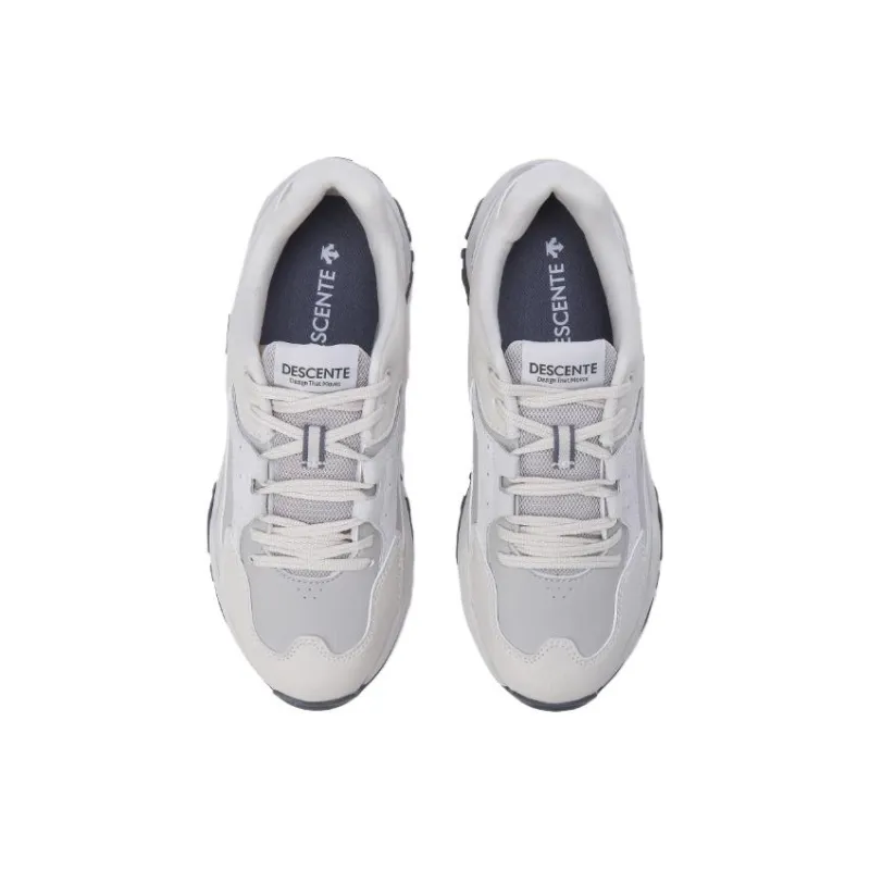 DESCENTE Plozen Low Top Training Running Shoes Unisex White Blue-2