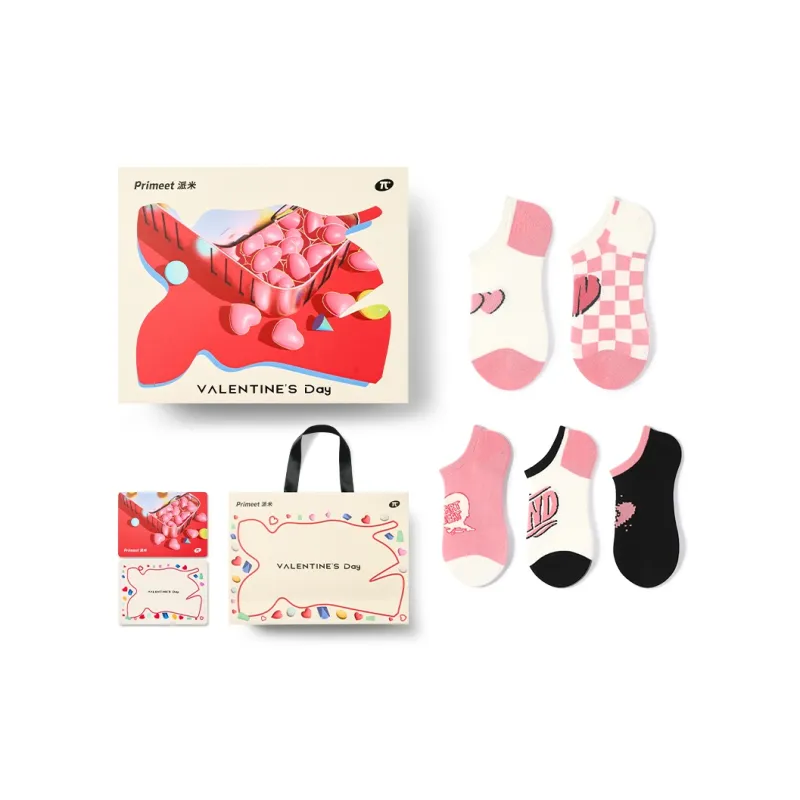 Primeet No Show Socks Women's Gift Box Set 5 Pack-7
