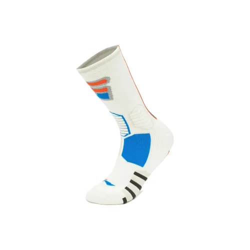 LiNing Badfive Mid Calf Socks Unisex 1 Pack Pink Orange Orange