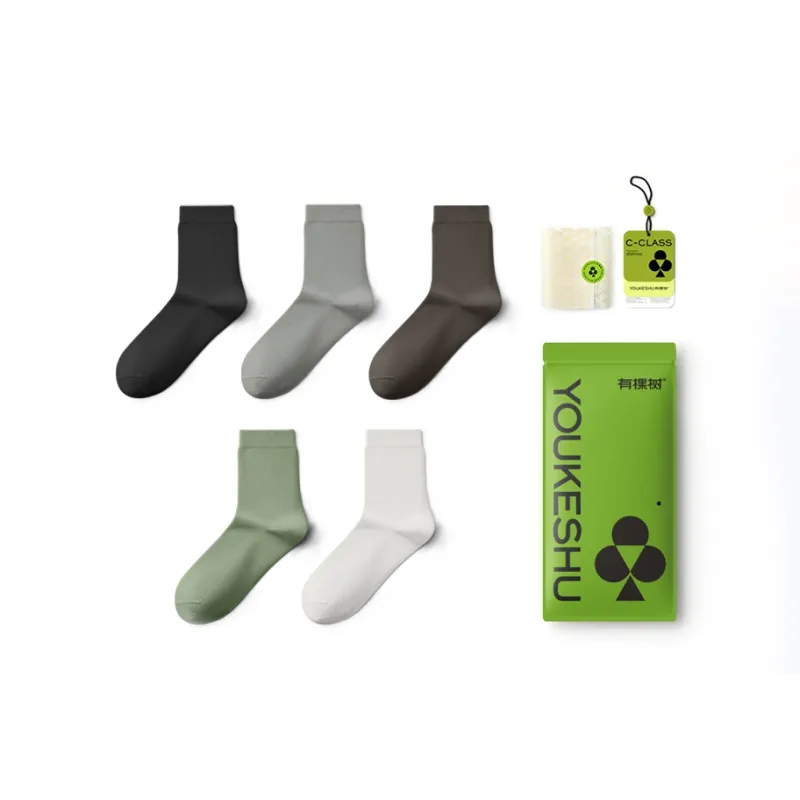 YOUKESHU Basketball Socks Men's 6 Pack Knee High Socks, Socks Gift Box Set-58