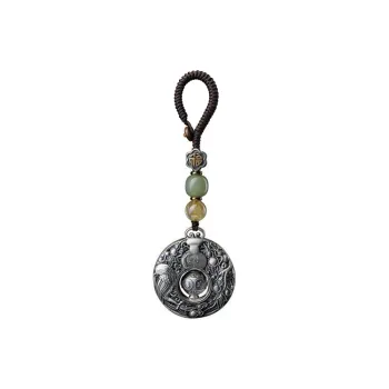 Yi Mingju 925 Sterling Silver Keychains Unisex