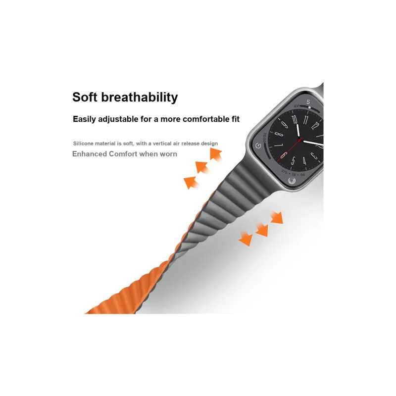 ZHISHENG Apple Compatibility Watch Band 38/40/41/42/44/45 Watch Dial All Silicone Material-10
