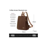 Coffee Brown (Standard Number Patchwork Shoulder Strap)