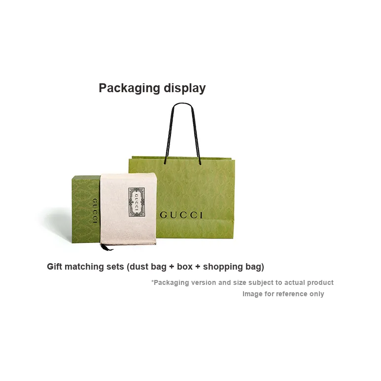 GUCCI Leather Paneled Canvas Wrist Watch Box Handbag Shoulder Bag Crossbody Bag Regular Women's Brown/White-8