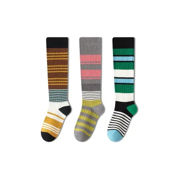 AUGUST Knee High Socks Women's 3 Pack