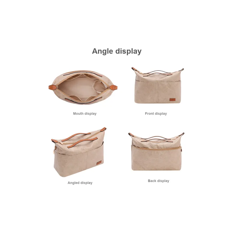 Tide Portable DuPont Paper Dedicated Bag Support Storage Interior Pocket Women's-3