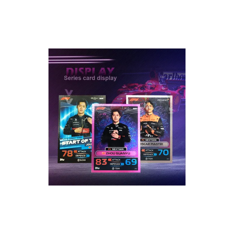 Topps TurboAttax F1 Player Card Racing Card Merch Game Card Driver Sports Cards-3