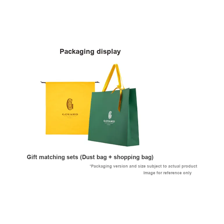 GOYARD Saint Louis Canvas With Calfskin Combo Bag Tote One Shoulder Handbag Large Size Unisex Yellow-7
