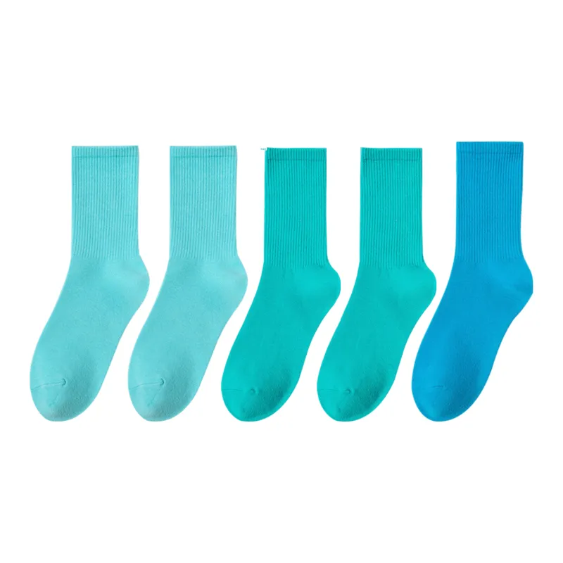 XXLLG Mid Calf Socks Women's 5 Pack-5