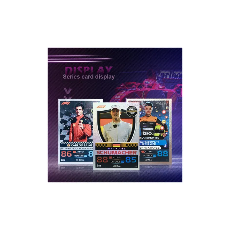 Topps TurboAttax F1 Player Card Racing Card Merch Game Card Driver Sports Cards-2