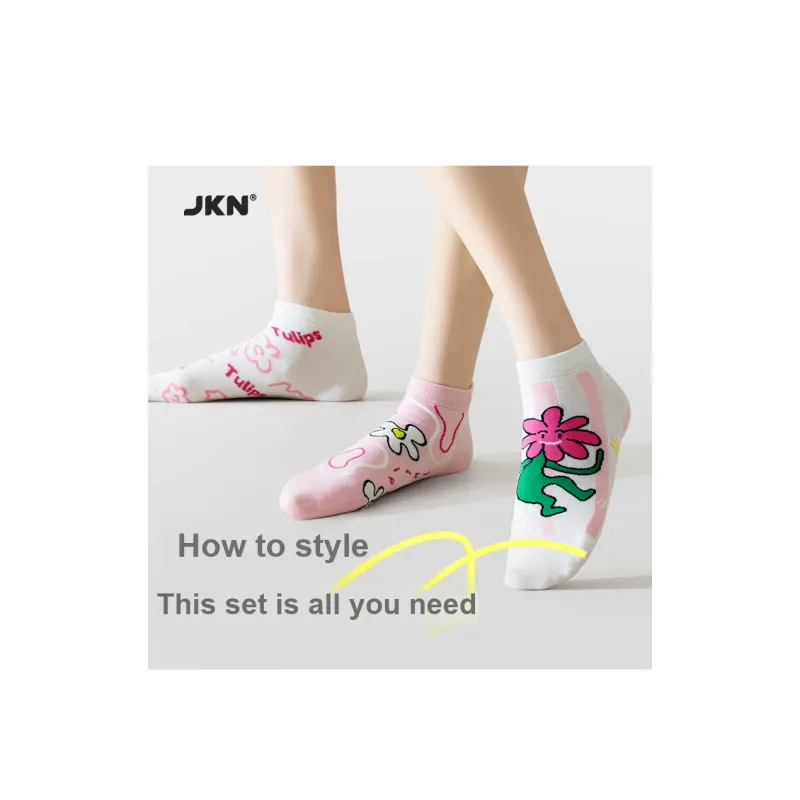 JKN Unisex No Show Socks-5