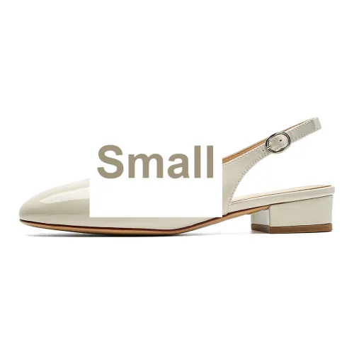 EBLAN Casual Single Shoes 3cm Women's Ecru