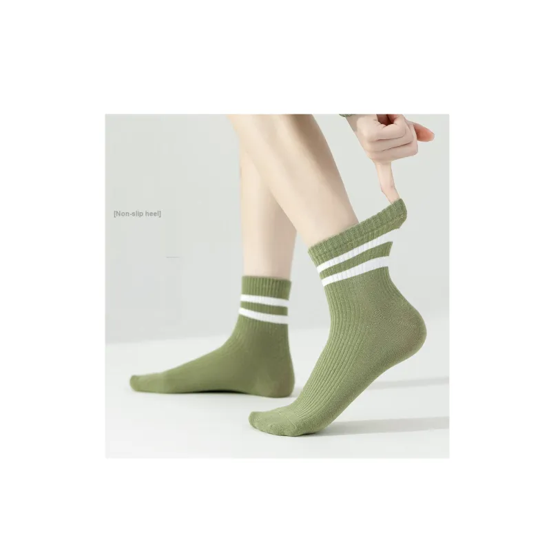 MIIOW Mid Calf Socks Unisex 5 Pack-11