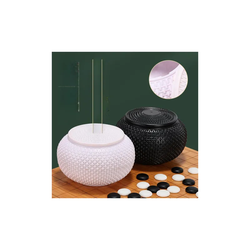Imono Go Board Set With Yunzi Beginner Black White Five In A Row Stones Solid Wood Chess 2 in 1 Board Games-3