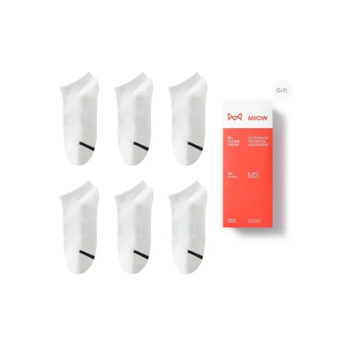 MIIOW Ankle Socks Men's Gift Box Of 6 Doubles
