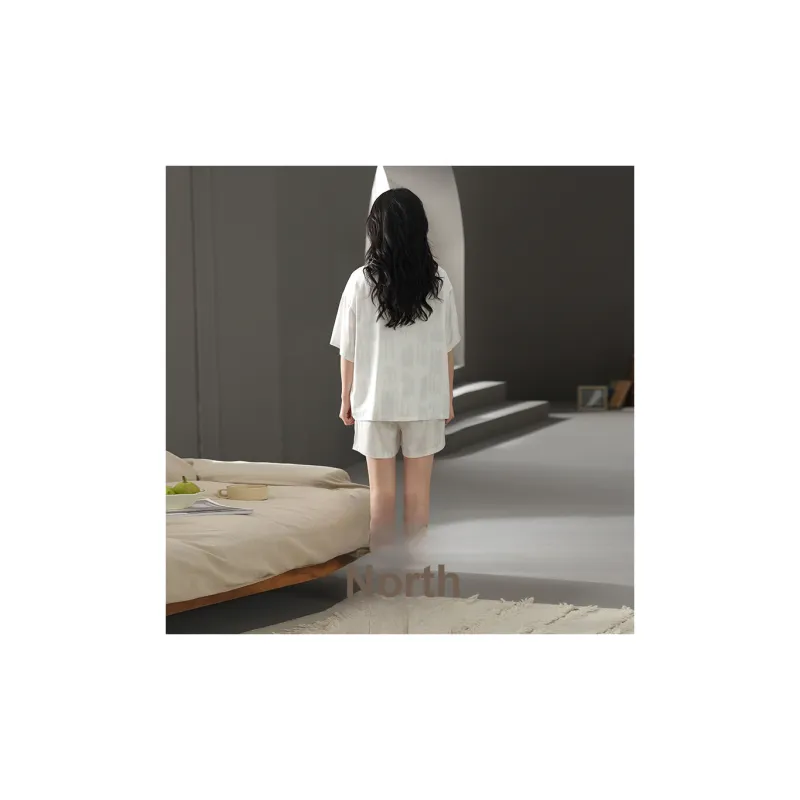 JinShaLa Pajama Set Women's White-1