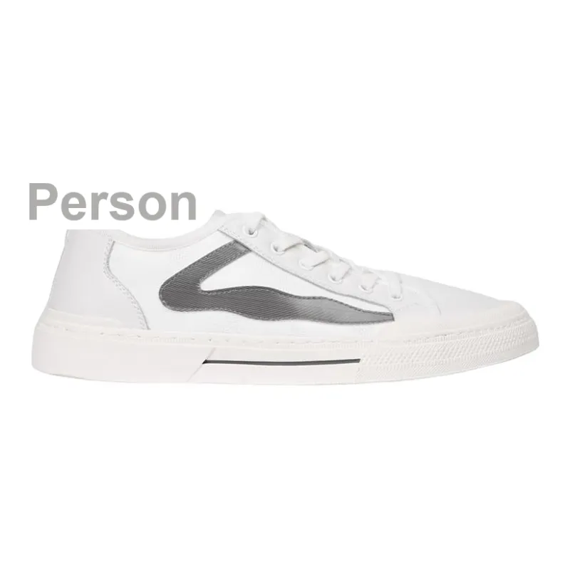 Wit Non slip Lightweight Low Top Skateboard Shoes Men's White Green-1
