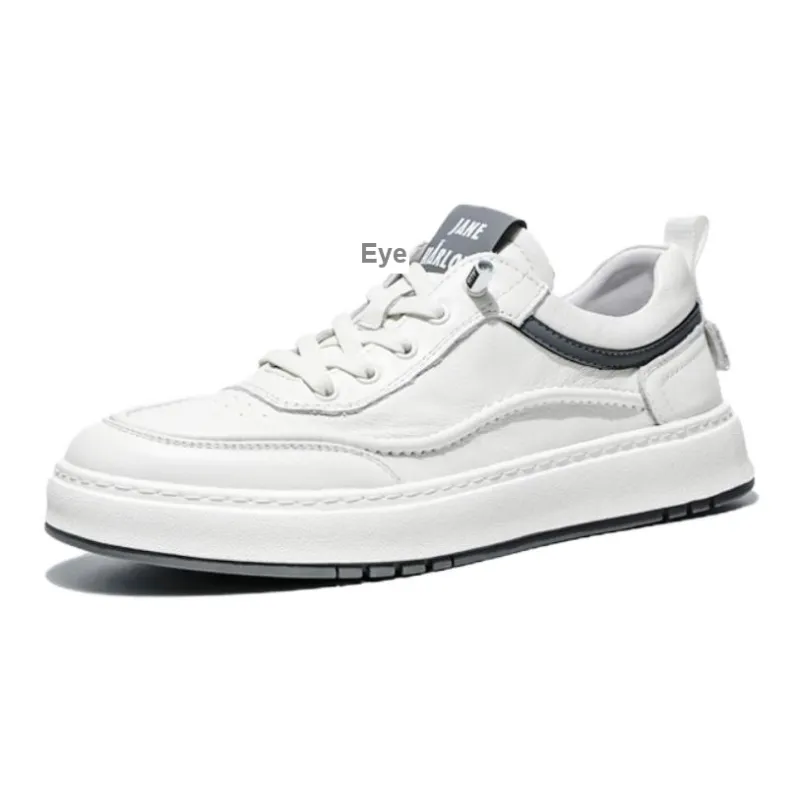 JANE HARLOW Low-Top Skateboard Shoes Men's White Gray-2