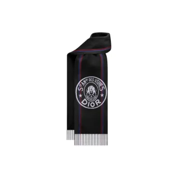 DIOR Knit Scarves Women's Black