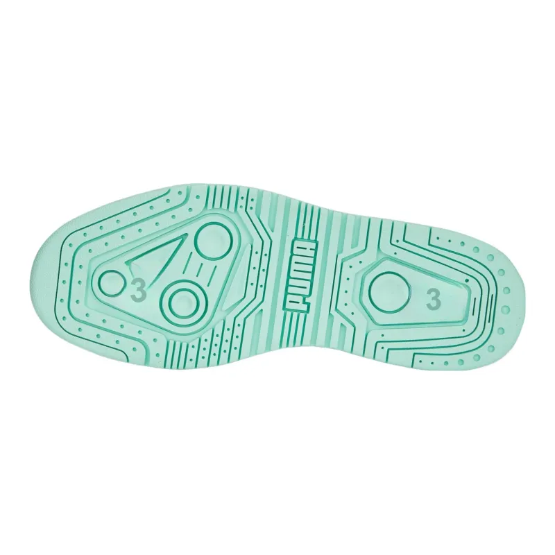 PUMA Slipstream Lo Btw Anti Slip Wear Resistant Low Top Skateboard Shoes Women's White Black Green-5