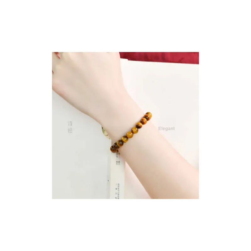 MUSHIFEN Tiger's Eye Stone Bracelets Unisex-2