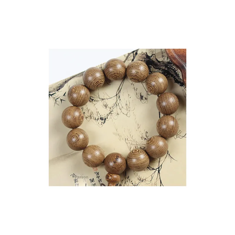Is Here Redwood Wooden Bracelets Unisex-3