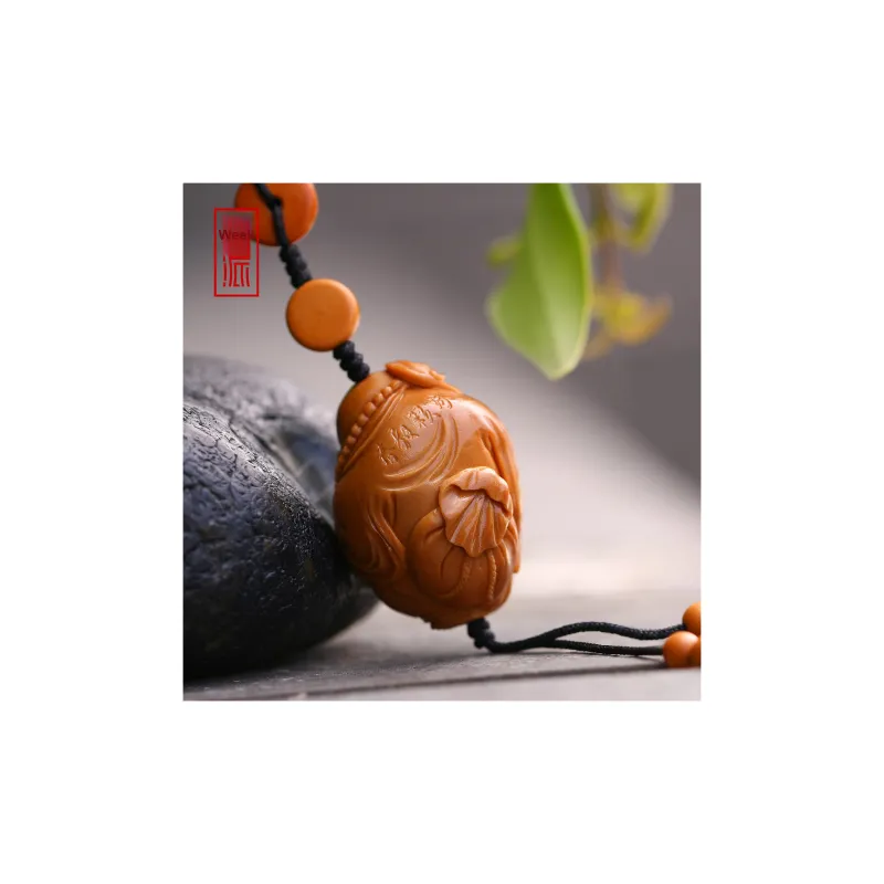 ZHOUPAI Olive Pit Pendants Unisex-2