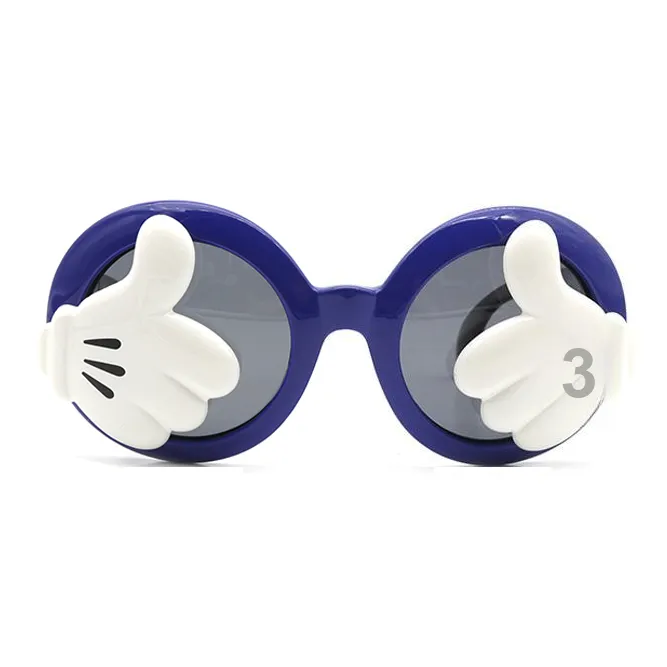 Disney Mickey Series TPEE Irregular Shape Sunglasses Kids' Pink Blue Red-8