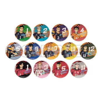 GuGuGuGu Haikyuu!! Characters Battle For The Dump Relief Tinplate Badges