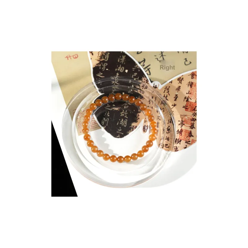 Clear Snow Hetian Jade Bracelets Sugar Jade Unisex-3