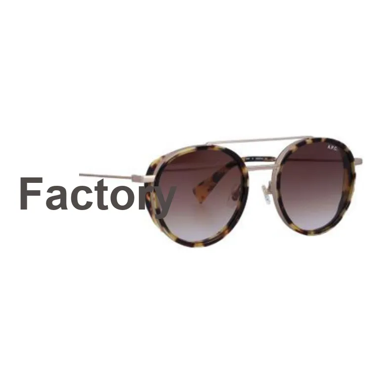 A.P.C Nico Round Frame Sunglasses-2