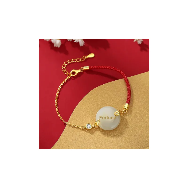 PARAS KORS Hetian Jade Bracelets White Jade Women's-3